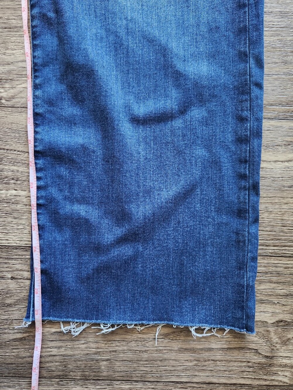 Frame Denim Le Slim Palazzo Raw After Lupine Wide-Leg Jeans Size 29 - Picture 9 of 11